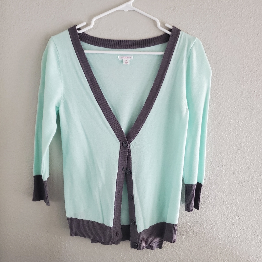 Light blue cardigan
